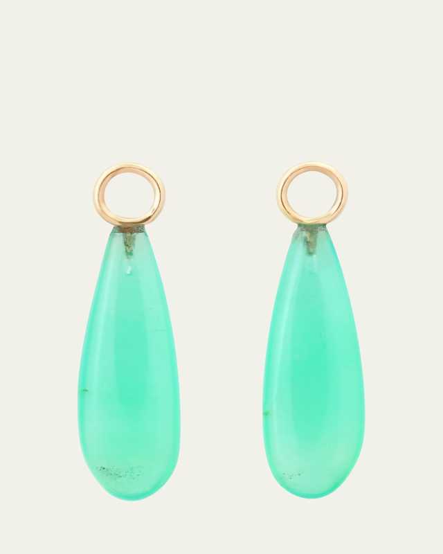 Chrysoprase Briolettes Earring Charms